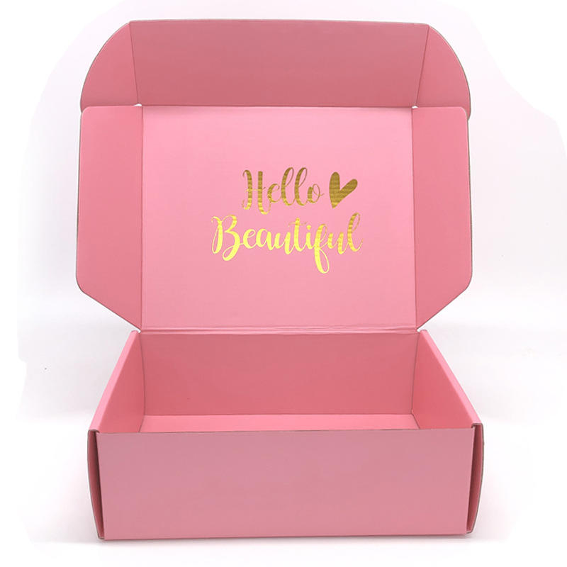 OEM Brand Logo Custom Print Cardboard Postal Box made of Corrugated Paper for Packaging