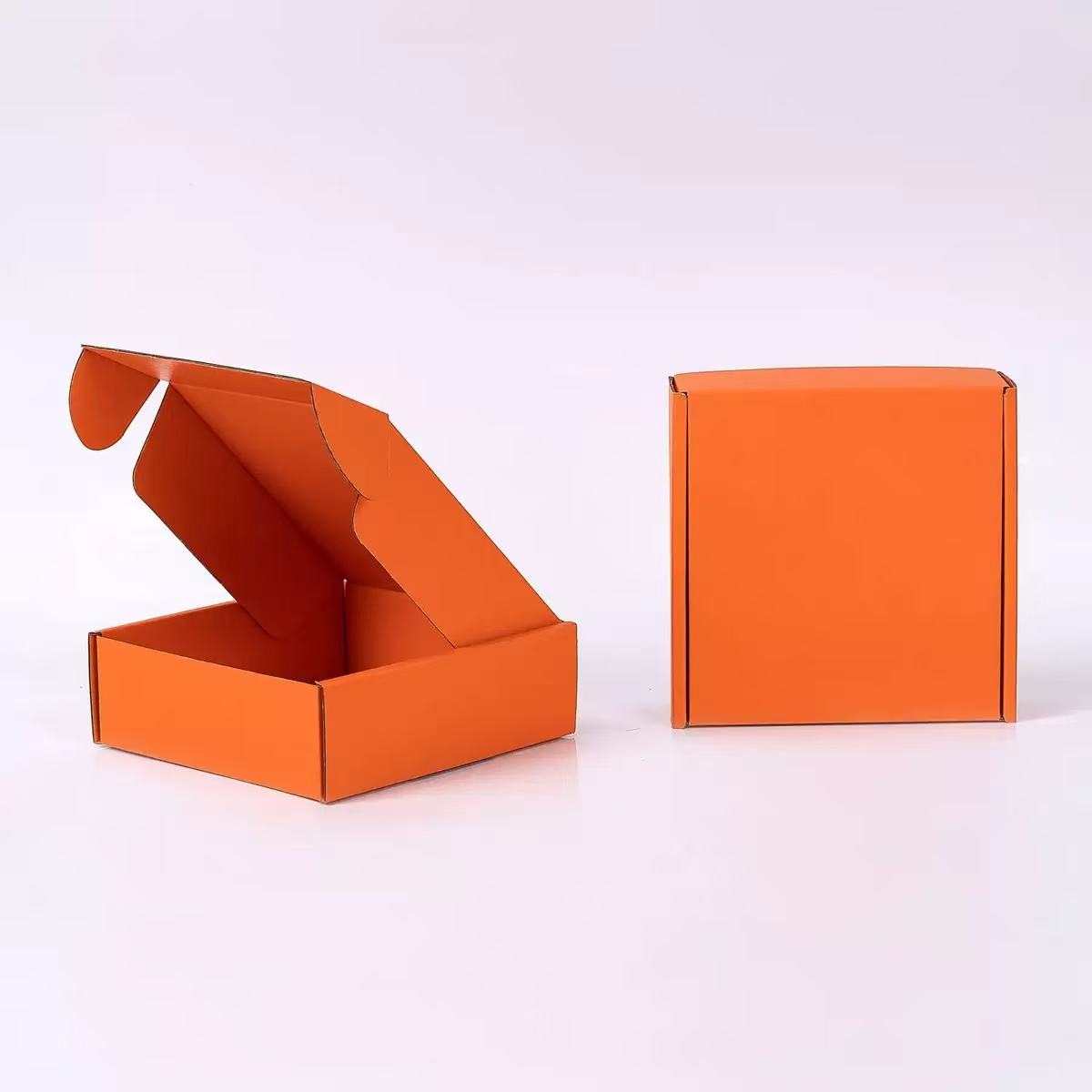 Flat Packaging Paper Box Corrugated Shipping Box Custom Color Mailler Box