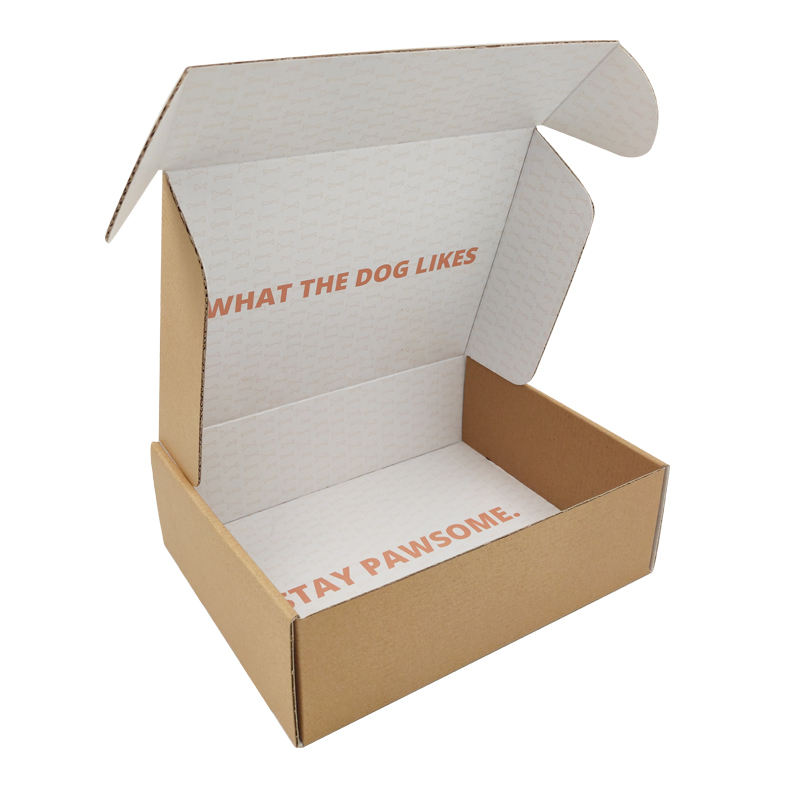 High-End Corrugated Folders with Logo Brown Kraft Paper Mailler Box - Image 1